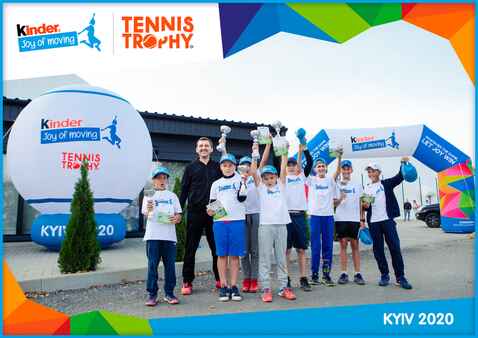    2-    Kinder Joy of moving Tennis Trophy